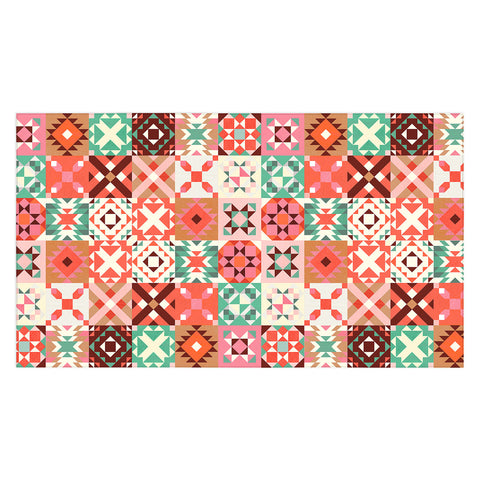 Showmemars Winter Quilt Pattern no4 Tablecloth