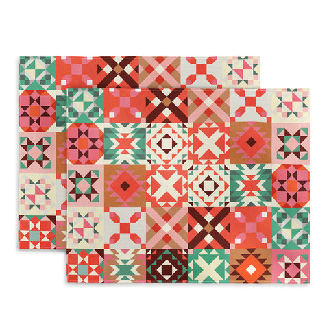 Showmemars Winter Quilt Pattern no4 Placemat