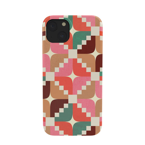 Showmemars Winter Retro Quilt Pattern Phone Case
