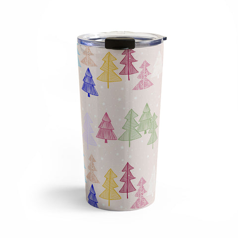 Showmemars Xmas forrest pattern Travel Mug