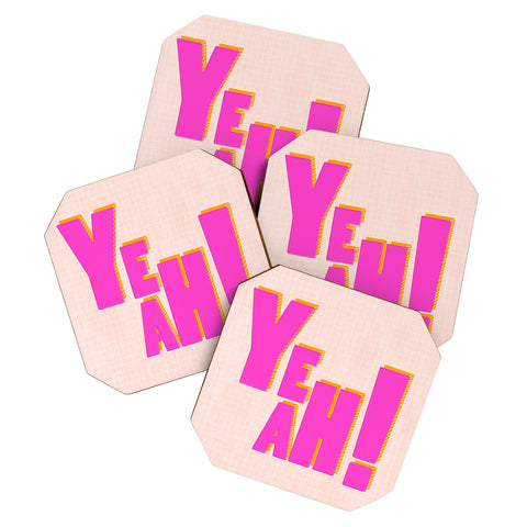 Showmemars YEAH Coaster Set