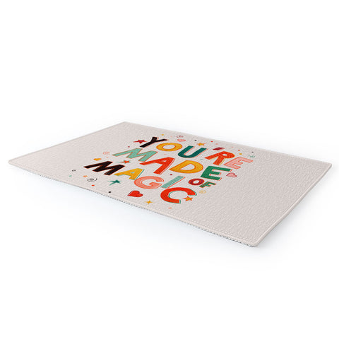 Showmemars You Are Made Of Magic colorful Area Rug
