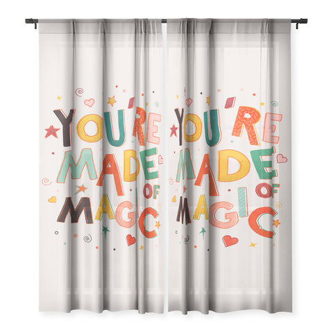Showmemars You Are Made Of Magic colorful Sheer Non Repeat