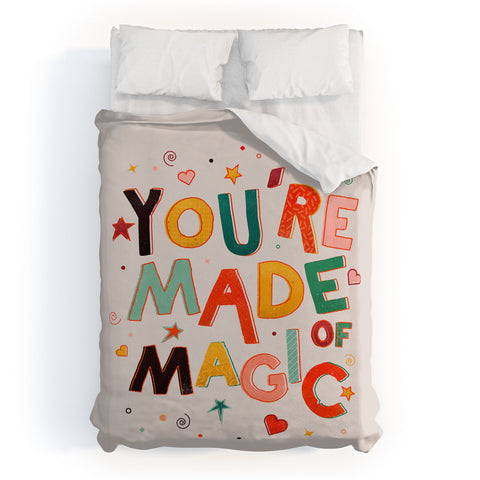 Showmemars You Are Made Of Magic colorful Duvet Cover