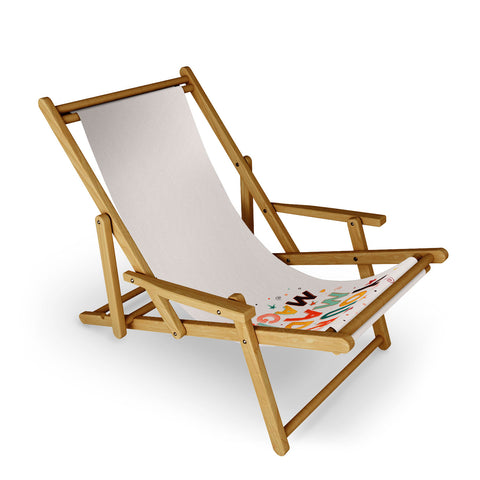 Showmemars You Are Made Of Magic colorful Sling Chair