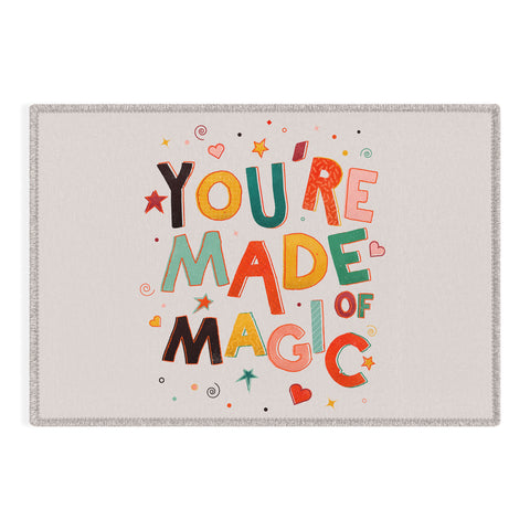 Showmemars You Are Made Of Magic colorful Outdoor Rug