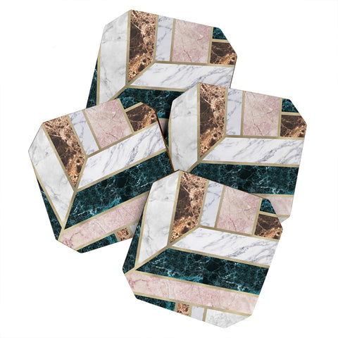 Sisi and Seb art deco moderne Coaster Set