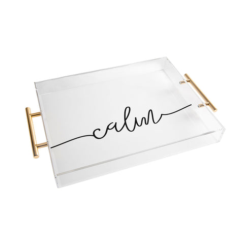 Sisi and Seb Calm Typo Acrylic Tray