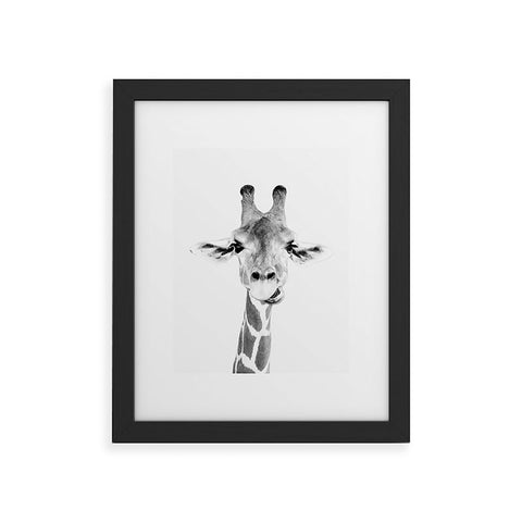 Sisi and Seb Happy Giraffe Framed Art Print