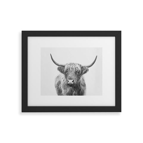 Sisi and Seb Highland Bull Framed Art Print