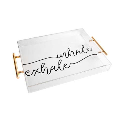 Sisi and Seb INHALE x EXHALE Acrylic Tray