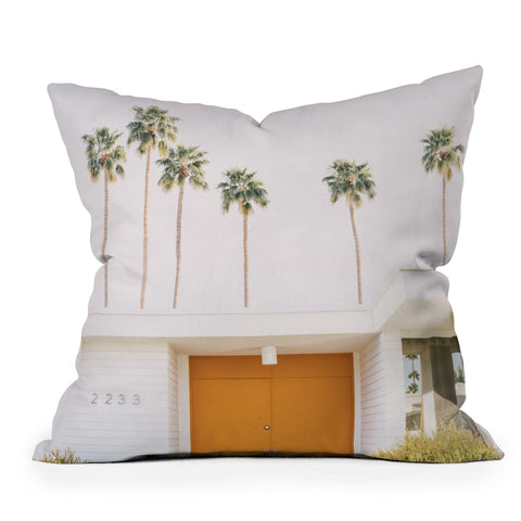 Sisi and Seb Palm Springs Outdoor Throw Pillow
