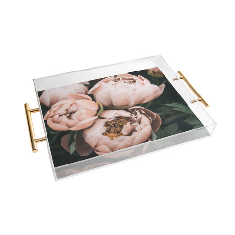 Sisi and Seb Pastel Peony Acrylic Tray