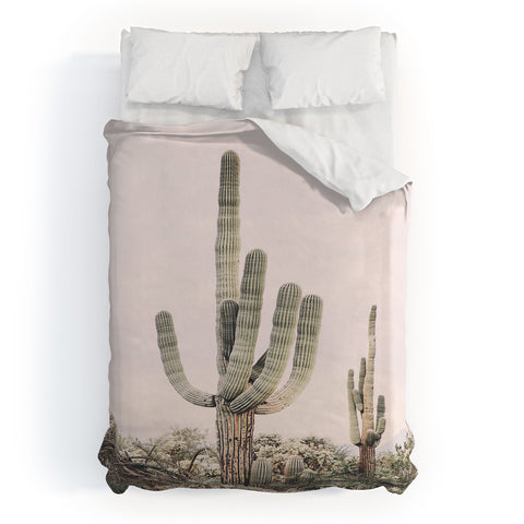 Sisi and Seb Pastel Pink Cactus Duvet Cover