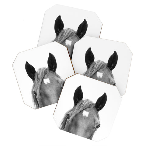 Sisi and Seb Peeking Horse Coaster Set