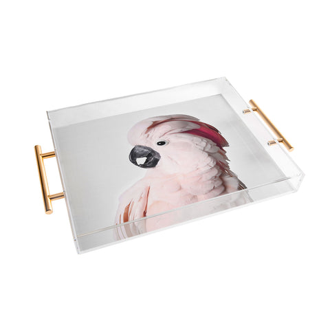 Sisi and Seb Pink Cockatoo Acrylic Tray