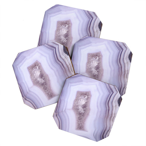 Sisi and Seb Purple Gem Coaster Set