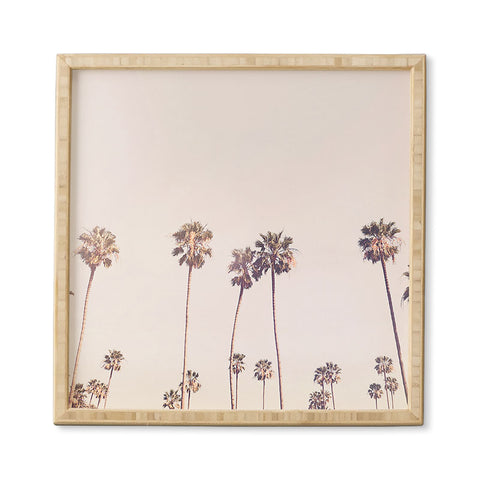 Sisi and Seb Sunny Cali Palm Trees Framed Wall Art