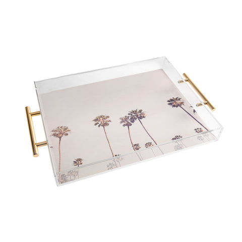 Sisi and Seb Sunny Cali Palm Trees Acrylic Tray