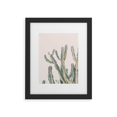 Sisi and Seb Sunrise Cactus Framed Art Print
