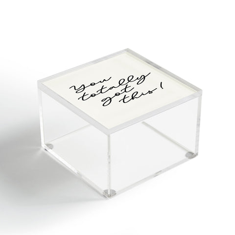 Sisi and Seb You totally got this Acrylic Box
