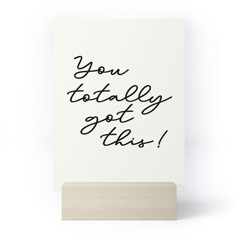 Sisi and Seb You totally got this Mini Art Print