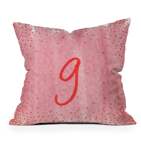 Social Proper Happy You G Outdoor Throw Pillow