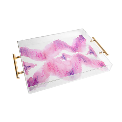 Social Proper Ikat Dream Acrylic Tray
