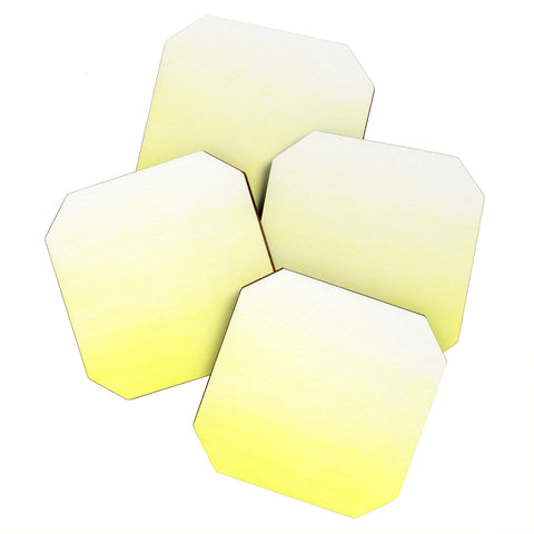 Social Proper Lemon Ombre Coaster Set