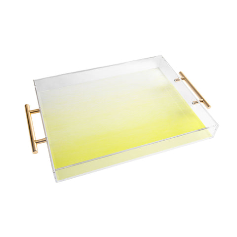 Social Proper Lemon Ombre Acrylic Tray