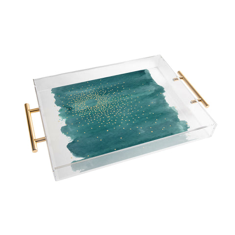 Social Proper Moon Burst Water Acrylic Tray