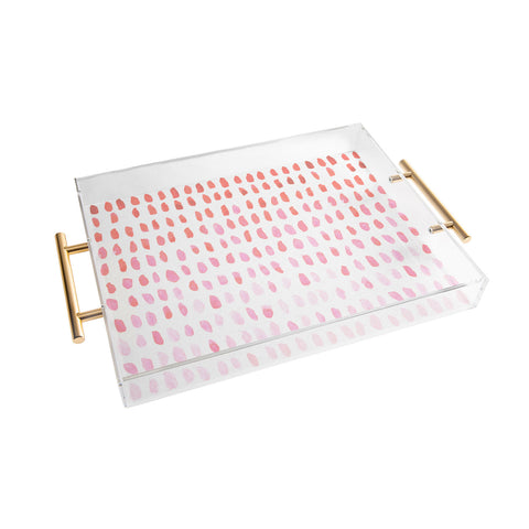 Social Proper Proof of Life Rose Acrylic Tray