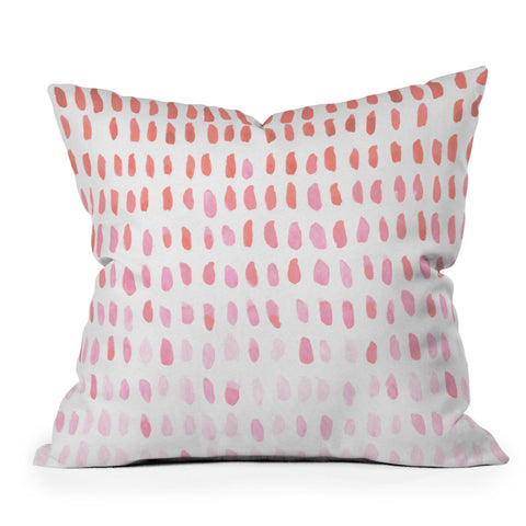 Social Proper Proof of Life Rose Outdoor Throw Pillow