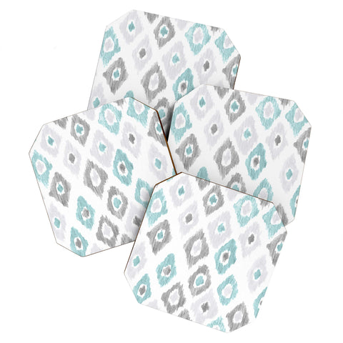 Social Proper Quiet Ikat Coaster Set