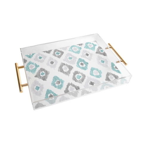 Social Proper Quiet Ikat Acrylic Tray