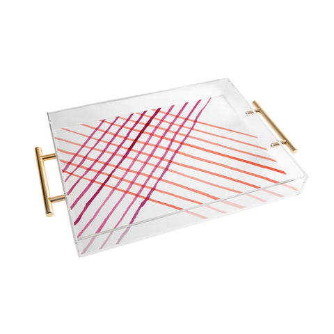 Social Proper Threads That Bind Us Acrylic Tray