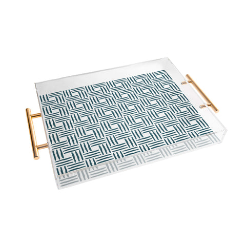 Social Proper Wasserweave Acrylic Tray
