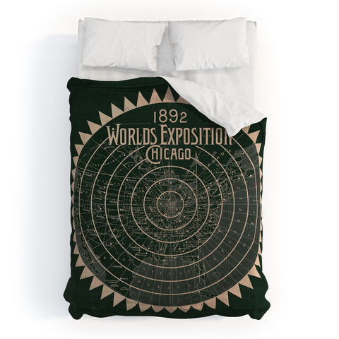 Society6 Design Studio 1892 Worlds Exhibition Chicago Comforter