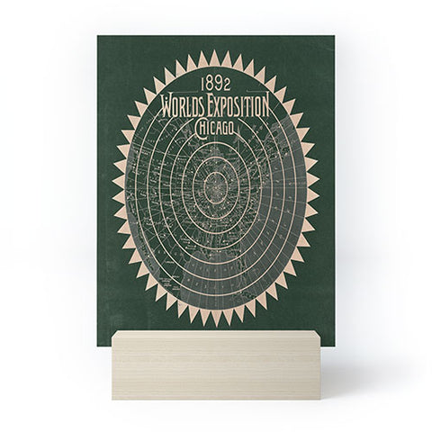 Society6 Design Studio 1892 Worlds Exhibition Chicago Mini Art Print