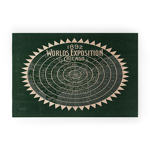Society6 Design Studio 1892 Worlds Exhibition Chicago Welcome Mat