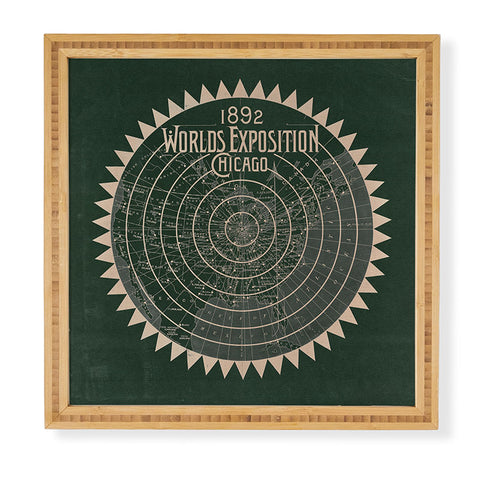 Society6 Design Studio 1892 Worlds Exhibition Chicago Framed Wall Art