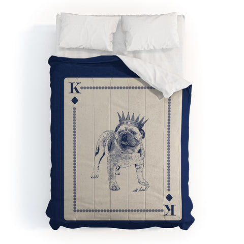 Society6 Design Studio All Hail the Bulldog Comforter