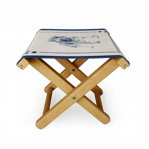 Society6 Design Studio All Hail the Bulldog Folding Stool
