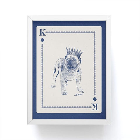 Society6 Design Studio All Hail the Bulldog Framed Mini Art Print