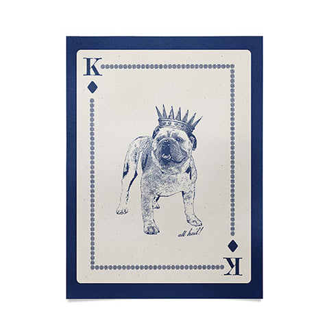 Society6 Design Studio All Hail the Bulldog Poster