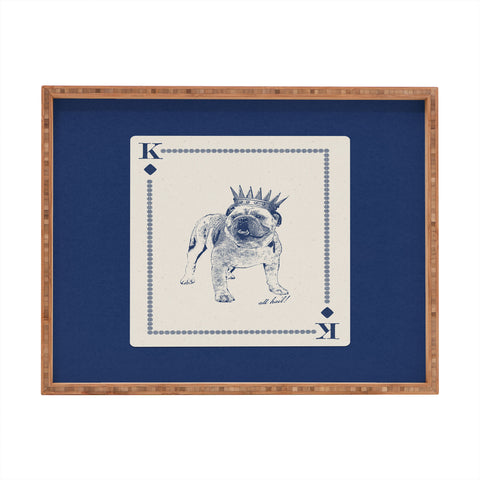 Society6 Design Studio All Hail the Bulldog Rectangular Tray