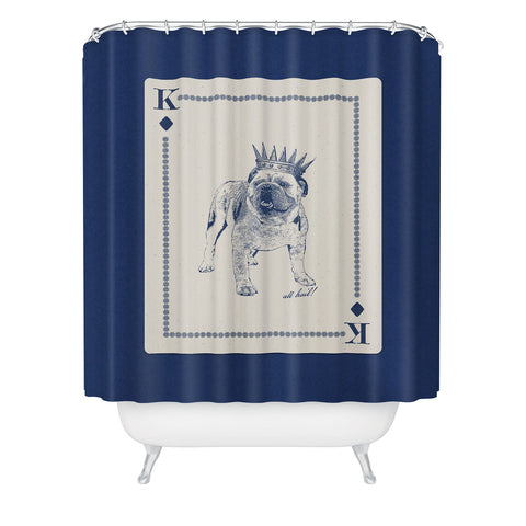 Society6 Design Studio All Hail the Bulldog Shower Curtain