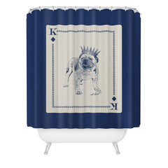 Society6 Design Studio All Hail the Bulldog Shower Curtain