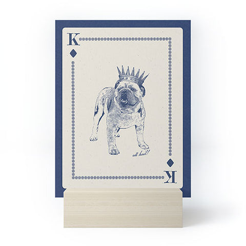 Society6 Design Studio All Hail the Bulldog Mini Art Print