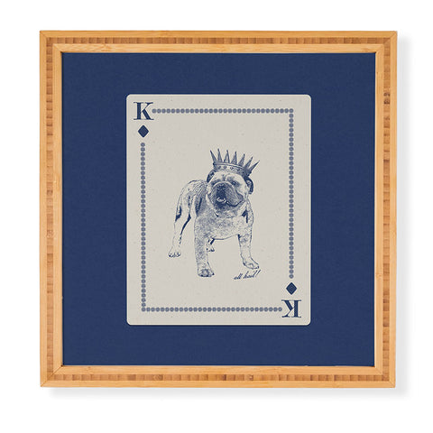 Society6 Design Studio All Hail the Bulldog Framed Wall Art